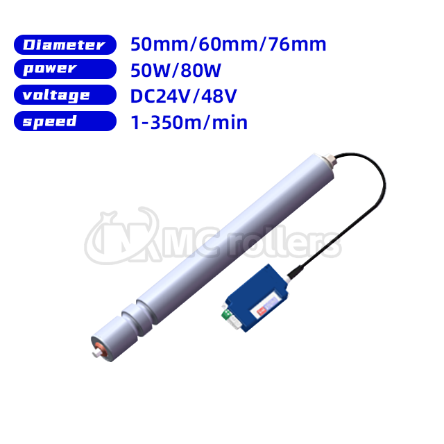 Double groove electric roller