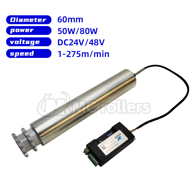 Sprocket electric roller