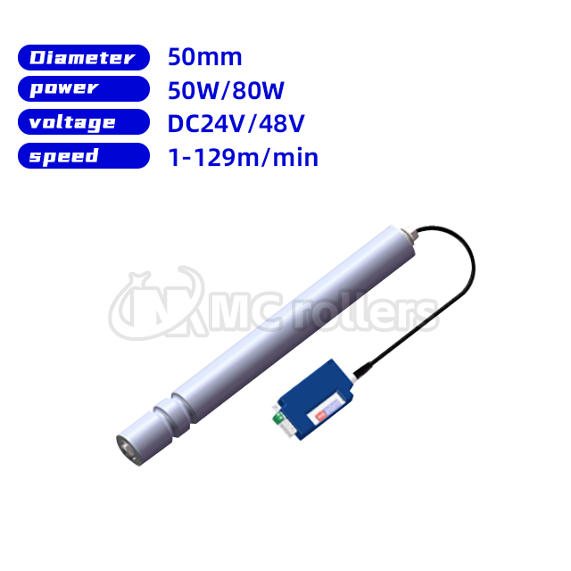 Double groove electric roller